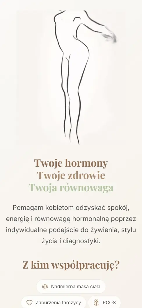 Wizytówka dietetyk na telefonie - widok 2